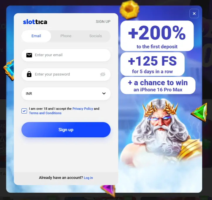 Slottica sports registration Slottica sports registration